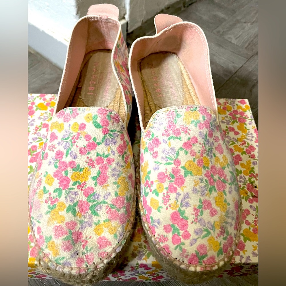 LoveShack Fancy x Manebi Slipper Platform Espidrille Fruity Punch Size 7